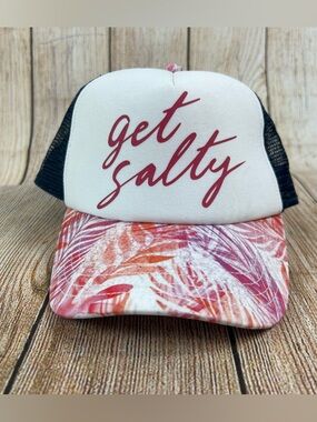 Salt Life Get Salty Cap Hat Adult Trucker Mesh Snapback Foam